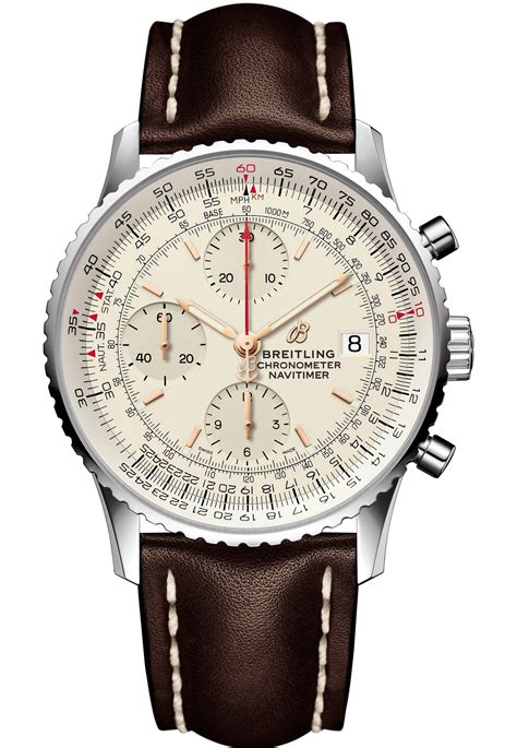 breitling navitimer1 silber 41|breitling navitimer chronograph 41 review.